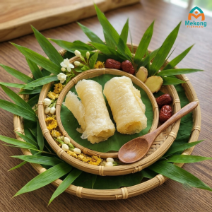 Bong bóng cá basa - cuộn tròn