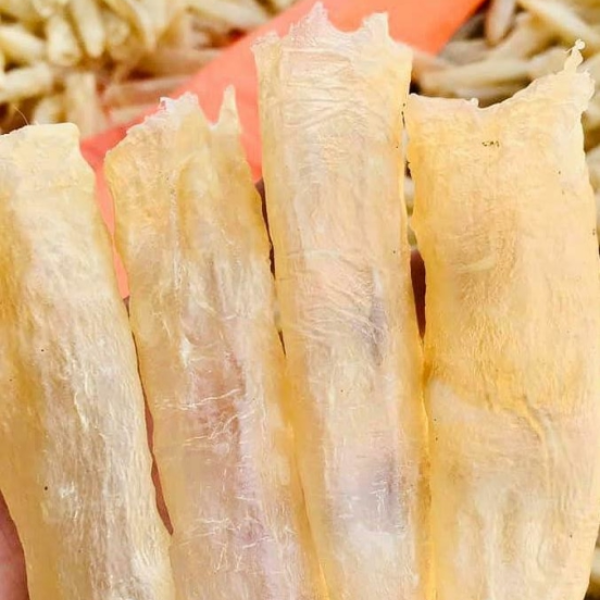 Bong bóng cá ba sa chiên dầu